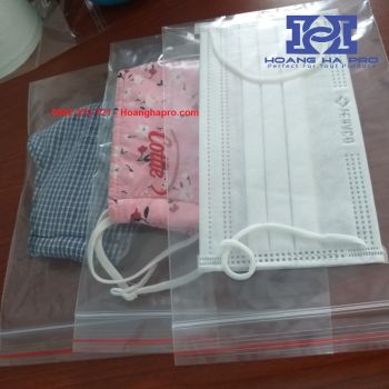 Túi Zipper, Túi Nilon, Túi Bóng Kính Đựng Khẩu Trang Mùa Dịch COVID 19